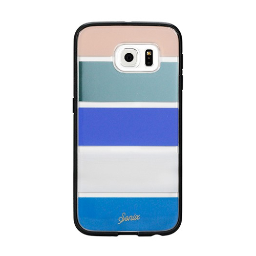 Sonix Samsung Galaxy S6 Case - Fuchsia Stripe, 1 piece Sonix Samsung Galaxy S6 Case - Black Orchid on white background