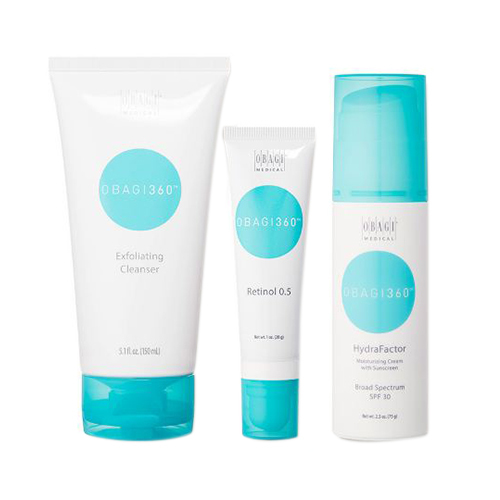 Obagi 360 System, 1 set Obagi 360 System on white background