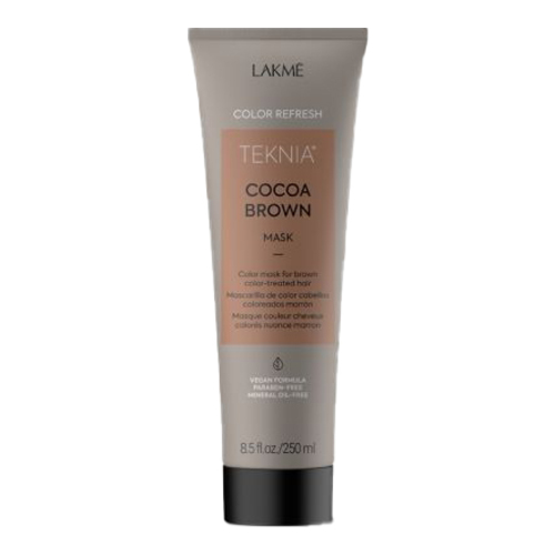 LAKME Teknia Cocoa Brown Mask, 250ml/8.5 fl oz LAKME Teknia Cocoa Brown Mask on white background