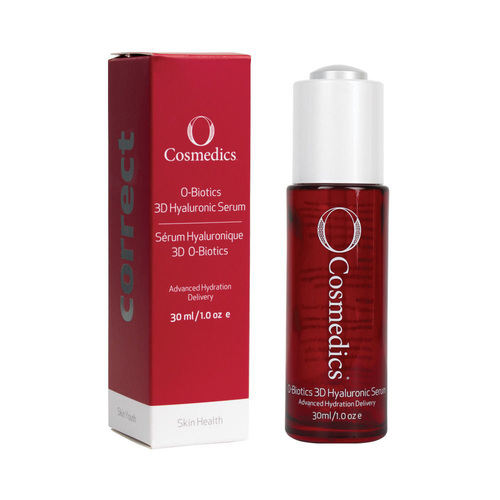 O Cosmedics 3D Hyaluronic Serum on white background