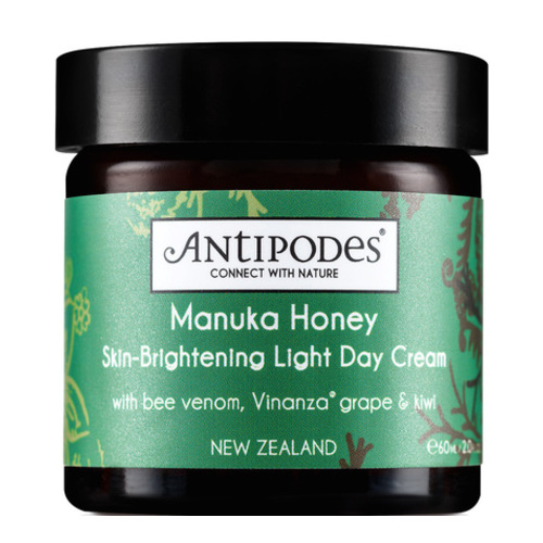 Antipodes  Manuka Honey Skin-Brightening Light Day Cream on white background