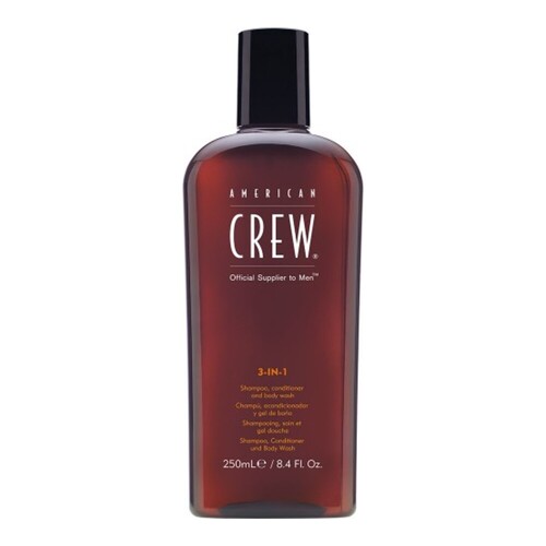American Crew 3-IN-1 Shampoo on white background