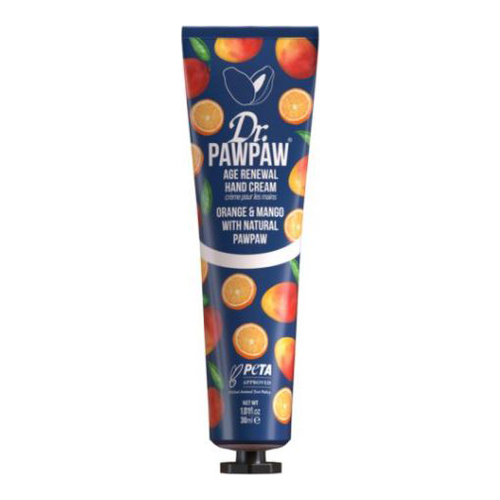 Dr.Pawpaw Age Renewal Orange and Mango Hand Cream, 30ml/1 fl oz Dr.Pawpaw Age Renewal Orange and Mango Hand Cream on white background