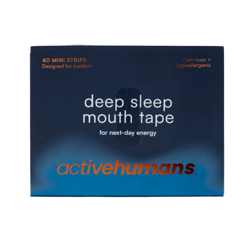 Active Humans Deep Sleep Mouth Tape 40 Mini Strips, 40 pieces Active Humans Deep Sleep Mouth Tape 40 Mini Strips on white background