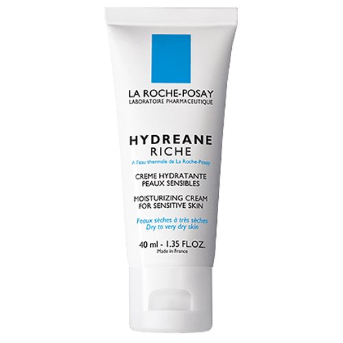 La Roche Posay Hydreane Rich - Dry and Sensitive Skin, 40ml/1.3 fl oz La Roche Posay Hydreane Rich - Dry and Sensitive Skin on white background