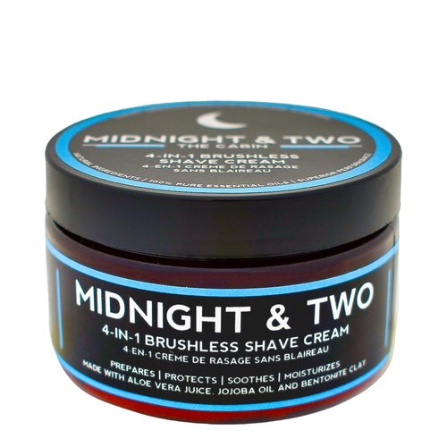 Midnight and Two 4-In-1 Brushless Shaving Cream - The Cabin, 120ml/4.1 fl oz