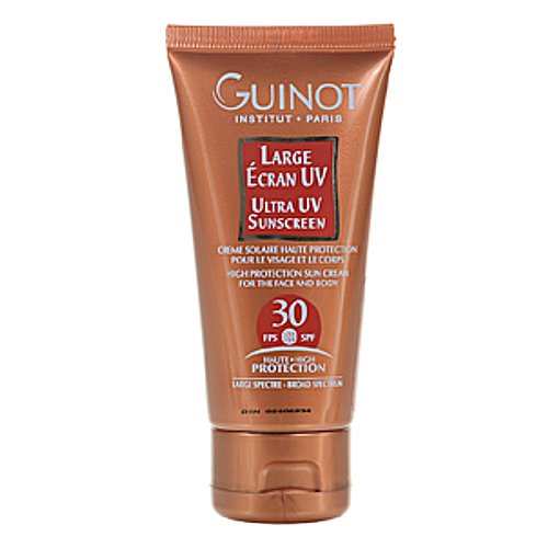 Guinot Ultra UV Sunscreen SPF 30 on white background