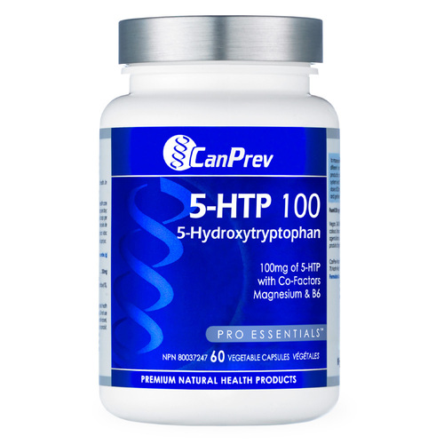 CanPrev 5-HTP 100 with B6 and Mag, 60 capsules