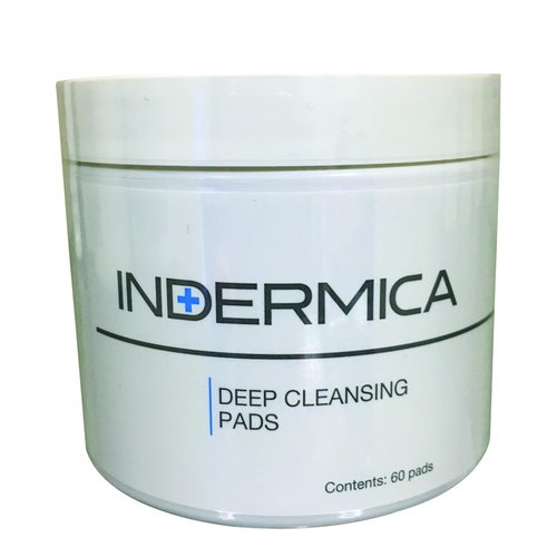 Indermica Deep Cleansing Pads - 60 Pads on white background