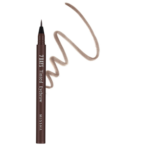 MISSHA 7 Days Tinted Eyebrow - Sinopia Brow, 1 piece MISSHA 7 Days Tinted Eyebrow - Sepia Brown on white background