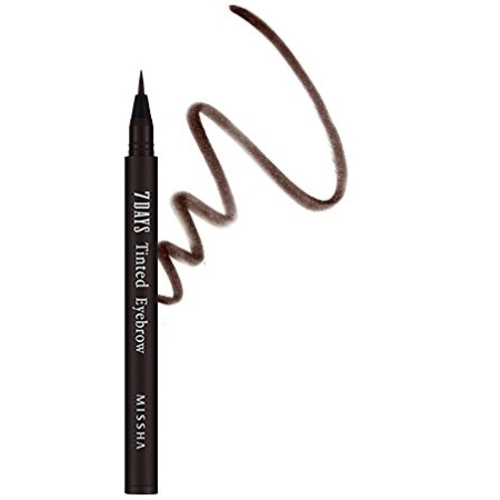 MISSHA 7 Days Tinted Eyebrow - Sinopia Brow, 1 piece MISSHA 7 Days Tinted Eyebrow - Sepia Brown on white background