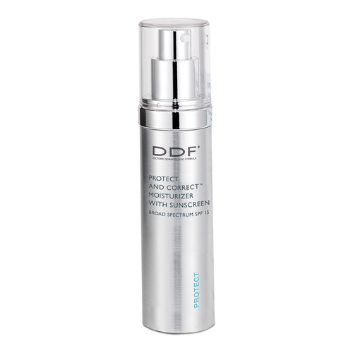 DDF Protect and Correct UV Moisturizer SPF 15 on white background