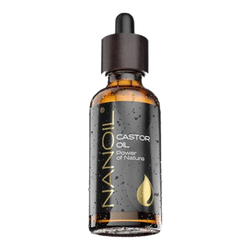 Castor Oil on white background