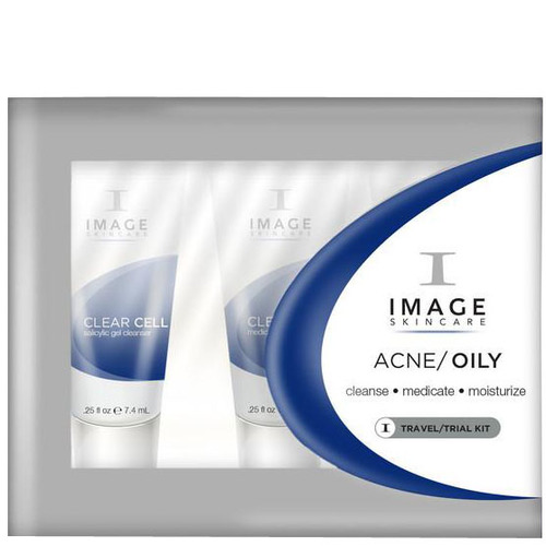 Image Skincare Oily/Acne Travel/Trial Kit on white background