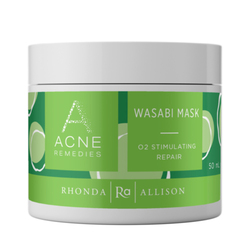 Acne Remedies Wasabi Mask on white background