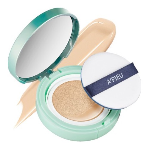 A'PIEU AIR-FIT Cushion Pposong SPF50+/PA+++ (No.23), 14g/0.5 oz APIEU AIR-FIT Cushion Pposong SPF50+/PA+++ (No.21) on white background