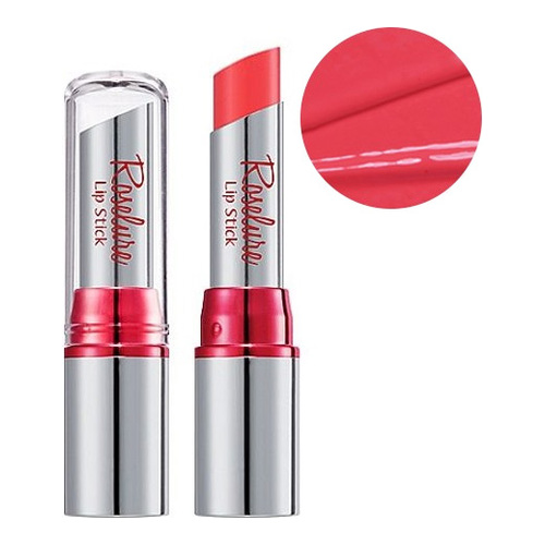 A'PIEU Roselure Lipstick - PK05, 4.3g/0.2 oz APIEU Roselure Lipstick - CR02 on white background