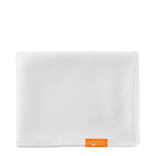 AQUIS Lisse Luxe Long Hair Towel - Ivory White, 1 piece