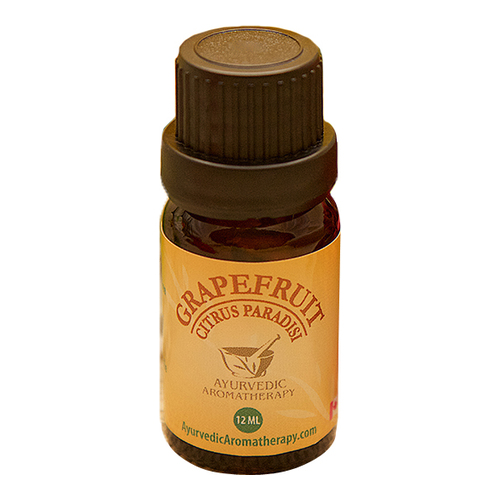 Ayurvedic Aromatherapy Grapefruit Essential Oil, 12ml/0.4 fl oz
