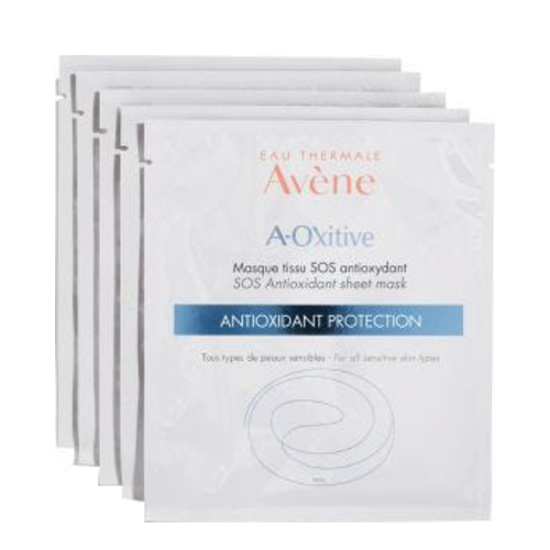Avene A-OXitive SOS Antioxidant Sheet Mask, 5 sheets