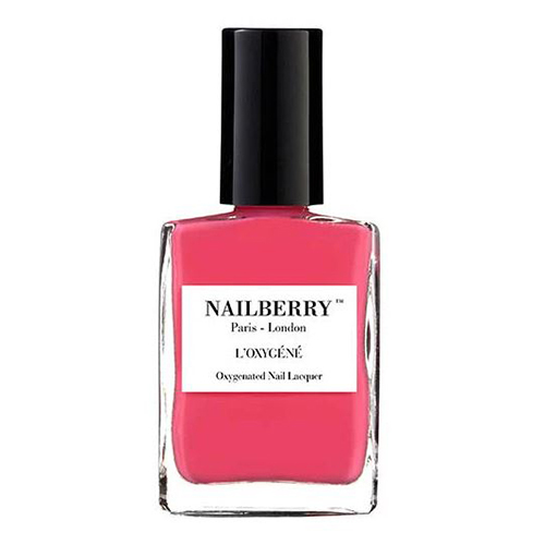Nailberry Minty Fresh, 15ml/0.5 fl oz Nailberry Peony Blush on white background