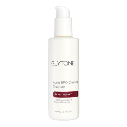 Glytone Acne BPO Clearing Cleanser on white background
