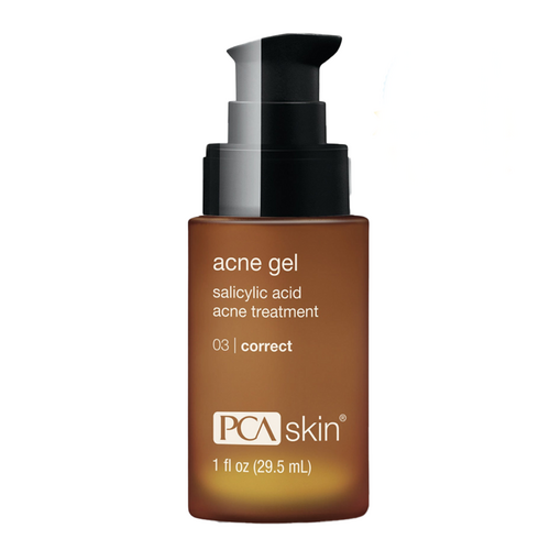 PCA Skin Acne Gel with OmniSome on white background