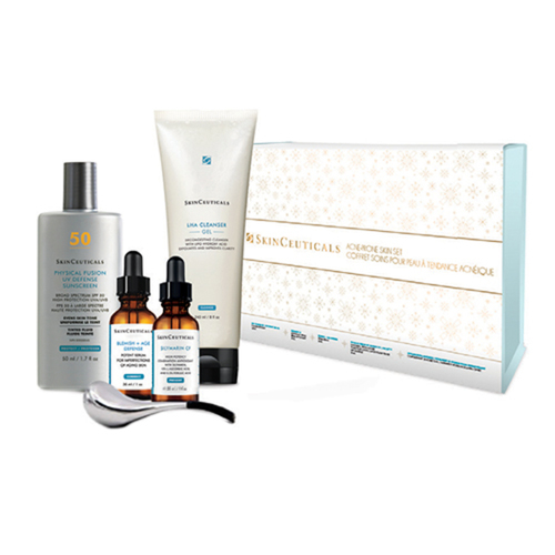 SkinCeuticals Acne-Prone Set, 1 set SkinCeuticals Acne-Prone Set on white background