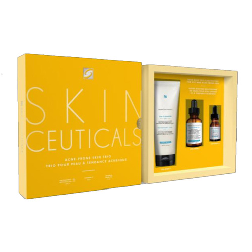 SkinCeuticals Acne Prone Skin Trio on white background