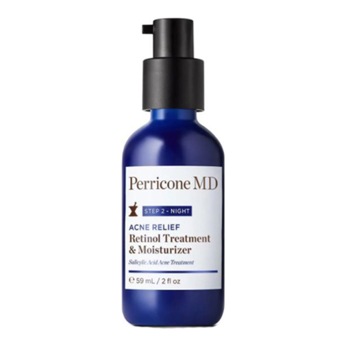 Perricone MD Acne Relief Retinol Treatment and Moisturizer on white background