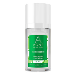 Acne Remedies Blemish Serum on white background