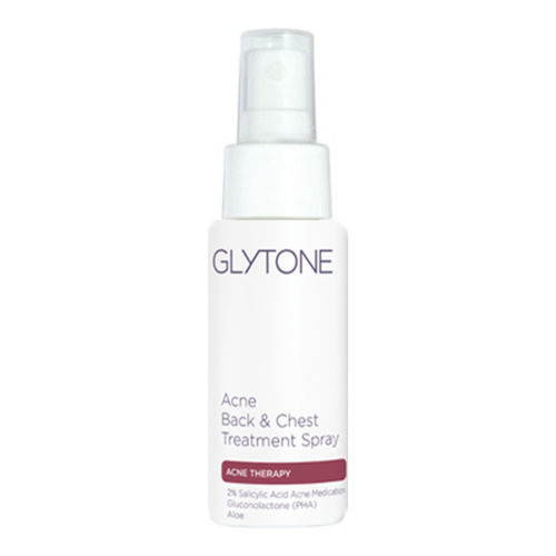 Glytone Acne Back and Chest Treatment Spray on white background