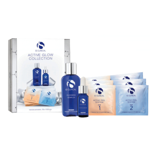 iS Clinical Active Glow Collection, 1 set iS Clinical Active Glow Collection on white background