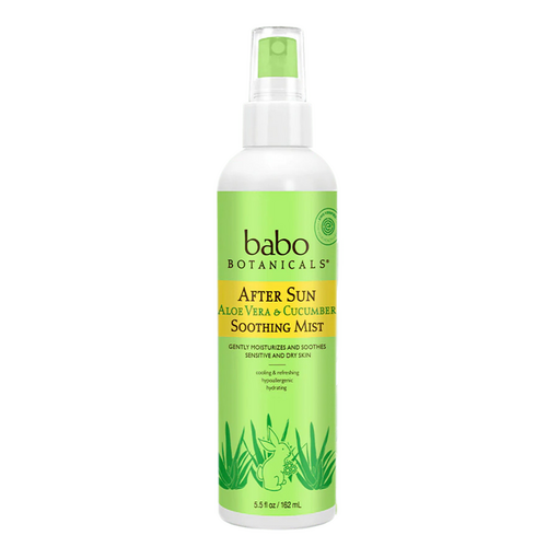 Babo Botanicals After Sun Aloe Vera and Cucumber Soothing Mist, 162ml/5.48 fl oz