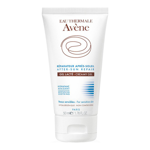 Avene After-Sun Repair Lotion Creamy Gel on white background