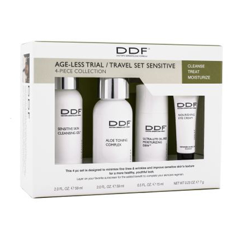DDF Age-Less Anti-Aging Sensitive Skin Starter Set on white background