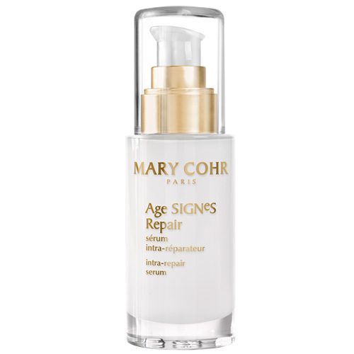 Mary Cohr Age Signes Repair Serum on white background