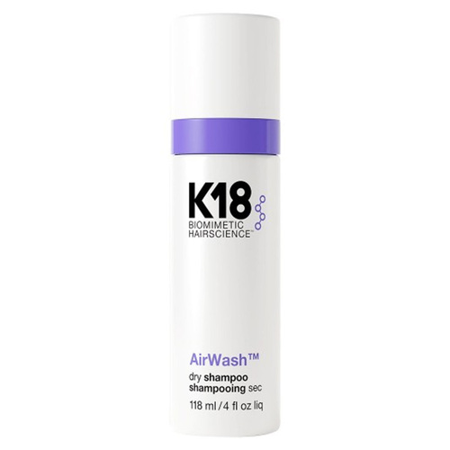 K18 AirWash Non-Aerosol Dry Shampoo on white background