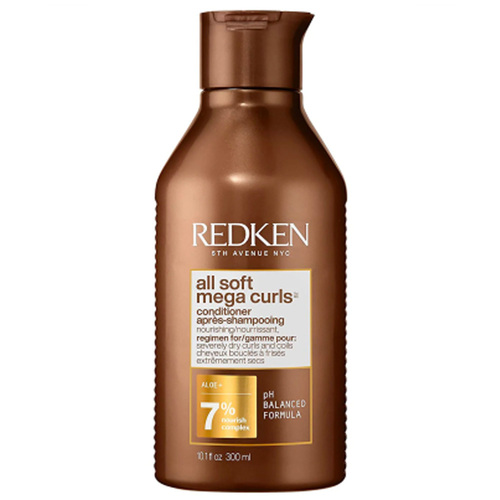 Redken All Soft Mega Curls Conditioner on white background