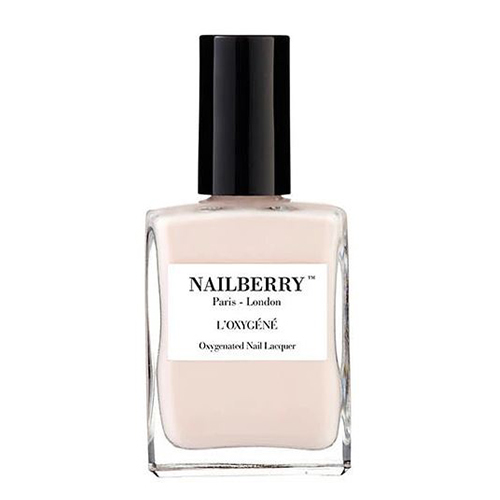 Nailberry Minty Fresh, 15ml/0.5 fl oz Nailberry Peony Blush on white background