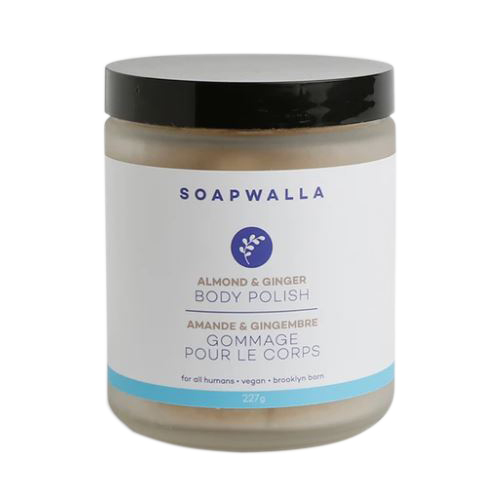 Soapwalla Almond and Ginger Body Polish on white background
