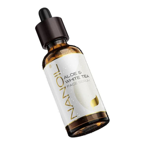 Nanoil Aloe and White Tea Face Serum, 50ml/1.69 fl oz Nanoil Aloe and White Tea Face Serum on white background
