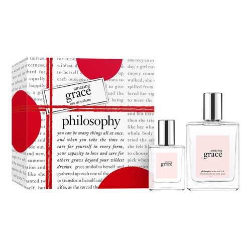 Philosophy Amazing Grace EDT Gift Set Duo, 1 set Philosophy Amazing Grace EDT Gift Set Duo on white background
