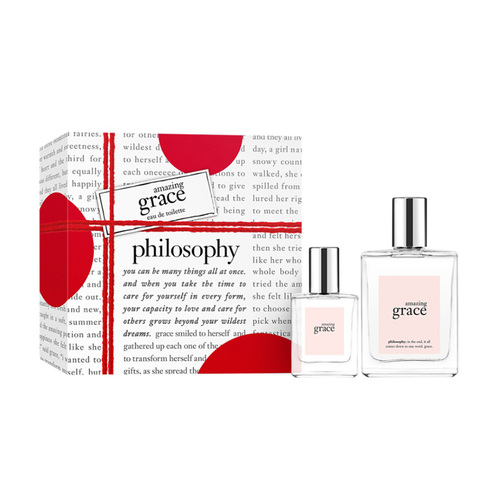 Philosophy Amazing Grace EDT Gift Set Duo on white background