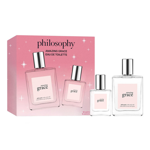 Philosophy Amazing Grace EDT Gift Set Duo, 1 set Philosophy Amazing Grace EDT Gift Set Duo on white background