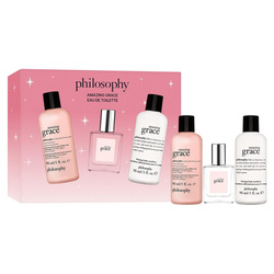 Amazing Grace EDT Gift Set Trio on white background