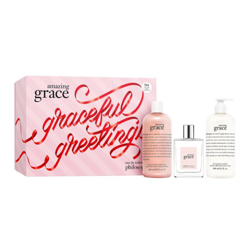 Philosophy Amazing Grace EDT Large Gift Set, 1 set Philosophy Amazing Grace EDT Large Gift Set on white background