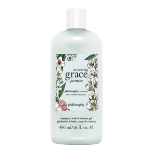 Philosophy Amazing Grace Jasmine Shower Gel, 480ml/16 fl oz Philosophy Amazing Grace Jasmine Shower Gel on white background