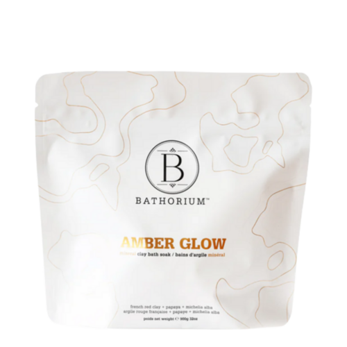 Bathorium Amber Glow Clay Mineral Soak, 900g/31.75 oz Bathorium Amber Glow Clay Mineral Soak on white background