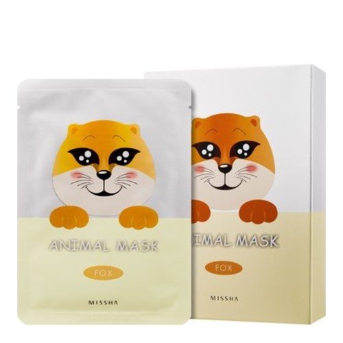 MISSHA Animal Mask Set - Fox, 10 pieces MISSHA Animal Mask Set - Fox on white background